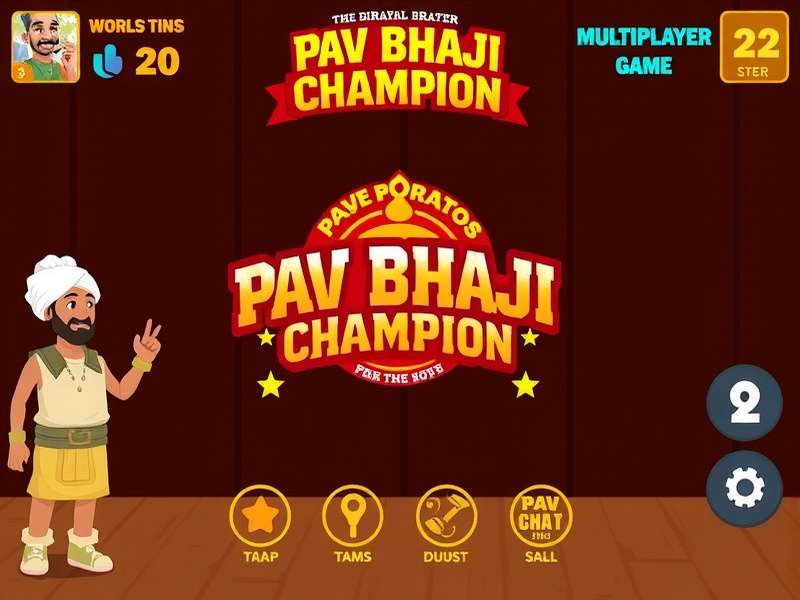 Pav Bhaji Champion Multiplayer Gameplay